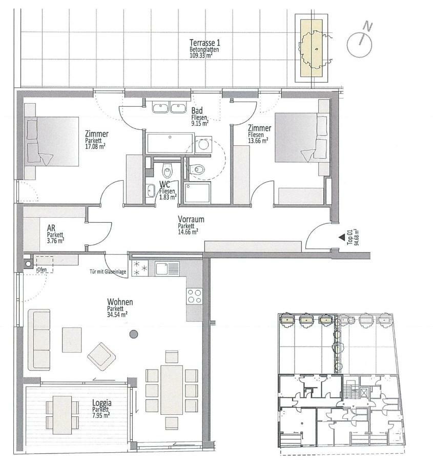 Ferienwohnung Narzisse - City Appartement Im Kurpark Bad Aussee Bagian luar foto